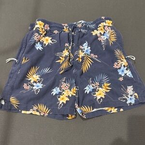 Kith Floral Print Navy Shorts